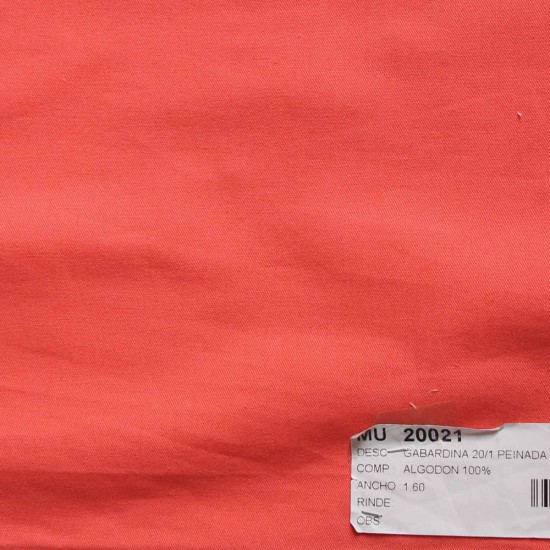 GABARDINA 20/1 PEINADA 20021 GABARDINA 20/1 PEINADA 20021
