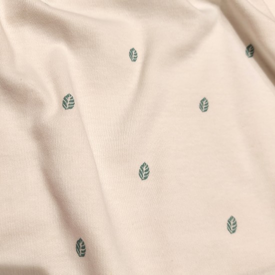 INTERLOCK 30/1 PEINADO ESTAMPADO HOJITAS 6435 INTERLOCK 30/1 PEINADO ESTAMPADO HOJITAS 6435